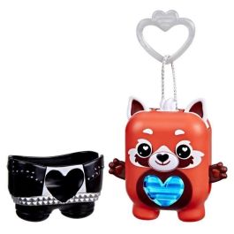 Hasbro HASG2215ES0 Nano-mals Pamanda, Panda Rojo Electrónico con más de 70 Reacciones, para Niños a partir de 5 años