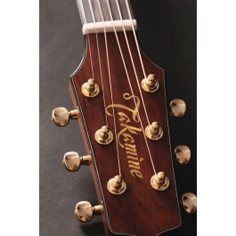 Takamine LTD2025 Guitarra Electroacústica OM Cutaway Antique Evergreen con Tapa Abeto Engelmann y Koa Hawaiana Maciza CTF-2N
