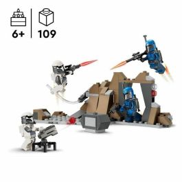 LEGO 75373 Pack de Combate: Emboscada en Mandalore Star Wars: The Mandalorian Set con 4 Minifiguras +6 años