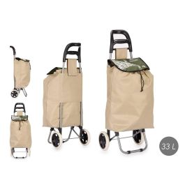 Carro de Compra Kinvara 2 Ruedas, 88x35.5x10.5 cm, 33L, Metal y Plástico (6 Unidades)