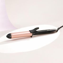 Babyliss C452E Tenacilla Ondulador de Pelo Cerámica de Cuarzo Rosado 32mm Rizos Perfectos con Tecnología Advanced Ceramics