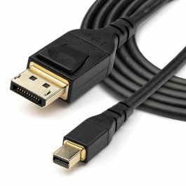Cable DisplayPort Mini a DisplayPort Startech DP14MDPMM1MB Negro 1 m Cable DisplayPort Mini a DisplayPort Startech DP14MDPMM1MB Negro 1 m