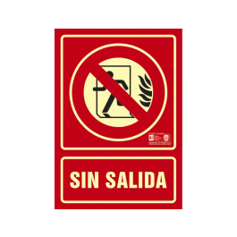 Syssa Señal de No Hay Salida PVC Fotoluminiscente 210x297 mm Precio: 4.68999993. SKU: B1KBBD52LJ