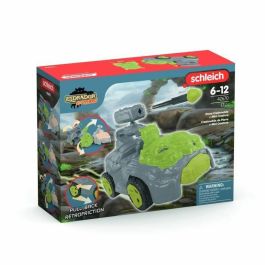 Schleich SCH42670 Pierre's Crashmobile, set de juego de coches con mini criatura y figura de fantasía de la serie Eldrador Creatures