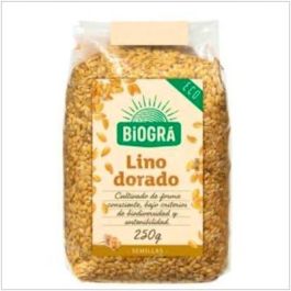 BIOGRA Semillas de Lino Dorado Bio 250g - Alto en fibra, vegano, sin lactosa, rico en vitaminas y minerales Precio: 2.49999984. SKU: B18G2B975X