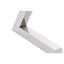 DKD Home Decor Consola Loft Set de 3 Marron Claro Plateado 76 x 110 x 41.5 cm