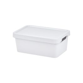 Caja de Almacenaje Maya Blanca 4.2L con Tapa - Inde (12 Unidades) Caja de Almacenaje Maya Blanca 4.2L con Tapa - Inde (12 Unidades)