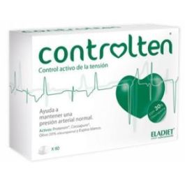 ELADIET Controlten 60 Comprimidos - Olivo, Cacao y Espino Blanco para Presión Arterial Normal Precio: 24.4999997. SKU: B17XPYVW9H