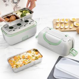 Fiambrera Eléctrica de Vapor 3 en 1 con Recetas Beneam InnovaGoods Fiambrera Eléctrica de Vapor 3 en 1 con Recetas Beneam InnovaGoods