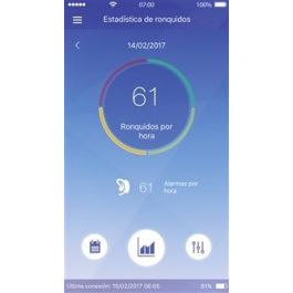 Beurer SL-70 Aparato Antironquidos con Bluetooth, Detección de Ronquidos y App para Análisis del Sueño
