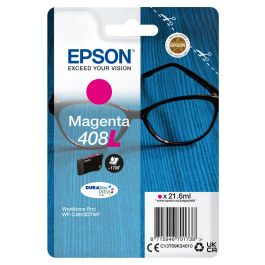 EPSON tinta Magenta Singlepack 408L DURABrite Ultra Ink Precio: 64.79000055. SKU: S8405326