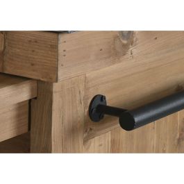 Isla Cocina Cottage DKD Home Decor Natural Negro 75 x 90 x 120 cm Isla Cocina Cottage DKD Home Decor Natural Negro 75 x 90 x 120 cm