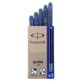 Parker Recambio Para Pluma Quink Ink Cartucho Pack 5 Ud Azul Precio: 2.95000057. SKU: B18X6GYQGM