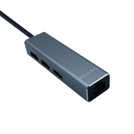 Aisens Conversor Usb 3.0 A Ethernet Gigabit 10-100-1000 Mbps + Hub 3Xusb3.0 gris 15 cm Precio: 11.58999952. SKU: S0236376