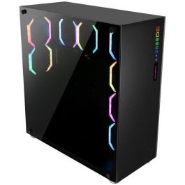 Abkoncore Caja de PC R780 Sync Torre Grande E-ATX ATX Micro ATX Mini-ITX con 8x120mm ARGB Frontal Metálico Vidrio Templado Negro