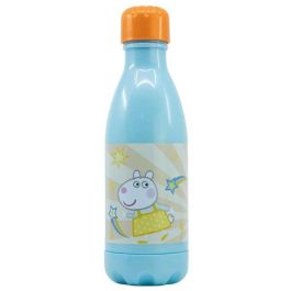 Stor Botella de Plástico Peppa Pig 560 ml - Diseño Infantil, Material PP y Silicona, Para Niños +3 Años, Agua y Zumo
