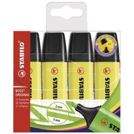 Stabilo Marcador Fluorescente Boss Original Amarillo, Blíster 4 Ud, Tecnología Antisecado Precio: 4.49999968. SKU: B1GLRPBV5T