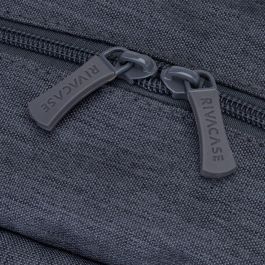 Rivacase 7567 Mochila Portátil 17.3 Pulgadas Prater - Protección Antirrobo, Carga USB, Gris Oscuro