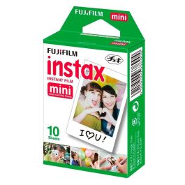 Fujifilm Cartucho de Carga para 10 Fotos Instax Mini Película ISO 800 Tamaño 54x86mm