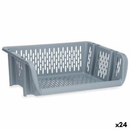 Cesta para verduras Gris Polipropileno (30 x 13,5 x 38,7 cm) (24 Unidades) Precio: 78.78999942. SKU: S3618964