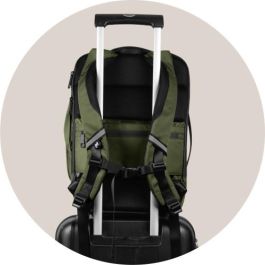 Oxford Mochila para portátil 15" Executive RPET Caqui 400191413 Repelente al agua