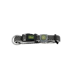 Hunter Collar para Perro Hilo Vario Plus Talla L, Cuello 40-60 cm, Ancho 32mm, Antracita - Malla 3D, Transpirable, Refrescante y Reflectante