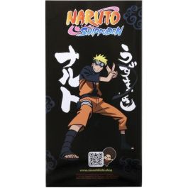 Bandai SE241088 Peluche Monchhichi Naruto Shippuden 20 cm Suave para Niños y Adultos con Banda Ninja de Konoha