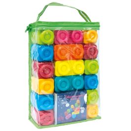 Tachan Construcciones Blandas 36 Piezas Bloques Juguete con Bolsa Cremallera - Edad +12 Meses
