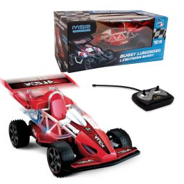 Tachan T01011 Buggy Car Rojo R/C 1:18 con Luces, Radio Control 27 MHz