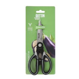 Quttin Tijera Bimaterial Descaps Esmerald 21x9.5 cm (12 Unidades)