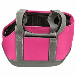 Bolso para Mascotas Trixie Alea Gris Rosa Poliéster PVC 16 × 20 × 30 CM