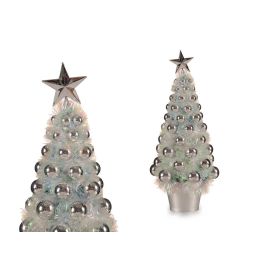 Árbol de Navidad Iridiscente Plata con Bolas - Krist+ 16x37.5x16 cm (12 Unidades) Precio: 97.49999952. SKU: B17LSCPEK9