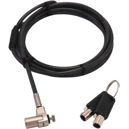 DICOTA T-Lock Ultra SlimV2 Cable de Seguridad con Llave Maestra, Barra en T, 2 m, Negro/Plata Precio: 31.89999956. SKU: B1CXQ6N4BS
