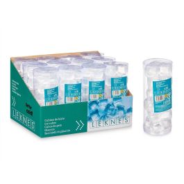 Leknes Set de 18 Cubitos Transparentes de Plástico, 6x16x6 cm (48 Unidades)