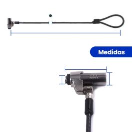 Cable Seguridad Ewent Portatil Llave 1.8M Cable Seguridad Ewent Portatil Llave 1.8M