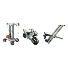 Clementoni Taller de Mecánica Vehículos y Máquinas para Construir con 250 Componentes, Motor Eléctrico y Más de 50 Creaciones, 8+ Años