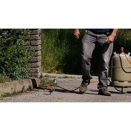 Rothenberger ROMAXI ECO Lanza Profesional con Quemador 60mm y Manguera 5m | 56kW, Regulador 4 Bar para Impermeabilización y Deshierbe Térmico