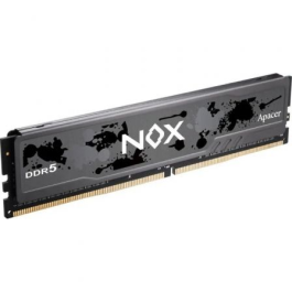 Apacer AH5U16G52C522MBAA-1 Memoria RAM NOX DDR5 16GB 5200MHz CL40 DIMM con Disipador Aluminio, XMP 3.0, PMIC y ECC Apacer AH5U16G52C522MBAA-1 Memoria RAM NOX DDR5 16GB 5200MHz CL40 DIMM con Disipador Aluminio, XMP 3.0, PMIC y ECC