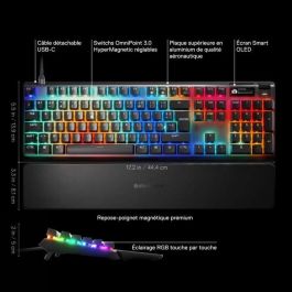 Steelseries STE5707119058704 Teclado mecánico para juegos con cable Apex Pro Gen 3 Negro Steelseries STE5707119058704 Teclado mecánico para juegos con cable Apex Pro Gen 3 Negro