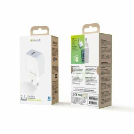 Cargador de Pared Muvit MCACC0002 Blanco 12 W