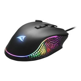 Sharkoon SHARK Force 3 Ratón Gaming Óptico USB 12800 DPI Mano Derecha Negro