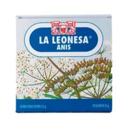 La Leonesa Manzanilla con Anís 10 Bolsitas La Leonesa Manzanilla con Anís 10 Bolsitas Precio: 1.9949644. SKU: B13ZJ37SRE