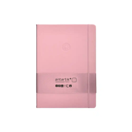 Antartik Cuaderno A4 Tapa Dura Hojas Puntos Rosa Pastel 100 Hojas 80gr Fsc Colección Antartik Notes