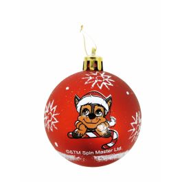Bola de Navidad The Paw Patrol Friendship Rojo 6 Unidades Plástico (Ø 8 cm) Bola de Navidad The Paw Patrol Friendship Rojo 6 Unidades Plástico (Ø 8 cm)