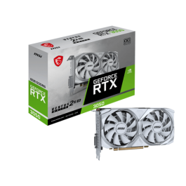 MSI VENTUS RTX 3050 2X XS WHITE 8G OC tarjeta gráfica NVIDIA GeForce RTX 3050 8 GB GDDR6 MSI VENTUS RTX 3050 2X XS WHITE 8G OC tarjeta gráfica NVIDIA GeForce RTX 3050 8 GB GDDR6