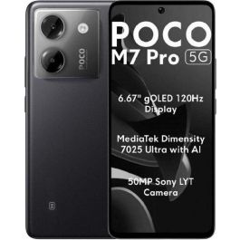 Poco M7 Pro 8GB RAM 256GB Almacenamiento Dual SIM 5G Negro Smartphone Android Precio: 190.94999957. SKU: B1AGFFK6F5