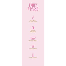 Inde - Secador de Pelo Plegable Emily in Paris - 7,5 x 18,5 x 21,5 cm (6 Unidades)