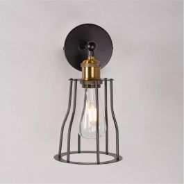 SKD-W1000 Aplique de Pared Artux de Metal Estilo Industrial Retro para Bombillas LED Filamento - Iluminación Interior, Hogar y Negocio
