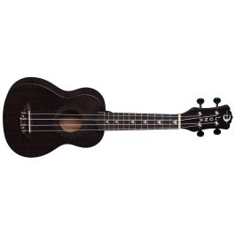 LUNA Vintage Mahogany Soprano Black Satin Ukelele Precio: 66.89000032. SKU: B1GWMTGXKC