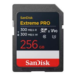 Sandisk Tarjeta SDXC Extreme PRO 256GB UHS-II 300MB/s Lectura 300MB/s Escritura Clase 10 V90 U3 Precio: 328.49999963. SKU: B1JXFGY5PA